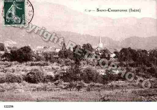 Ville de SAINTCHRISTOPHESURGUIERS, carte postale ancienne