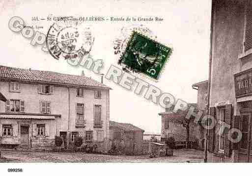 Ville de SAINTGENISLESOLLIERES, carte postale ancienne