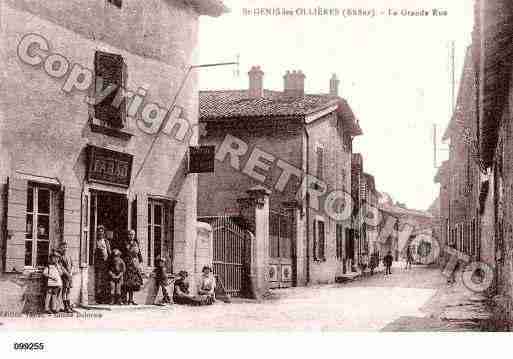 Ville de SAINTGENISLESOLLIERES, carte postale ancienne