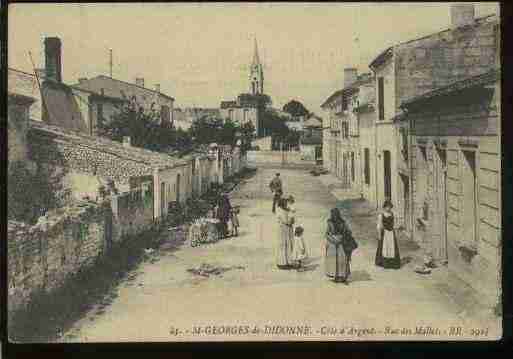 Ville de SAINTGEORGESDEDIDONNE, carte postale ancienne