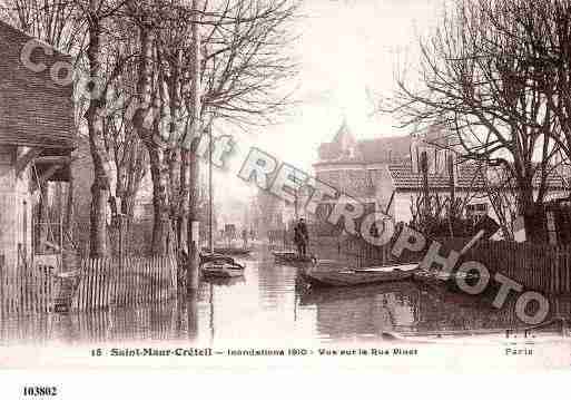 Ville de SAINTMAURDESFOSSES, carte postale ancienne