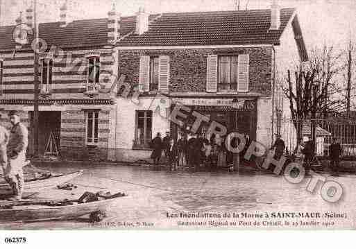 Ville de SAINTMAURDESFOSSES, carte postale ancienne