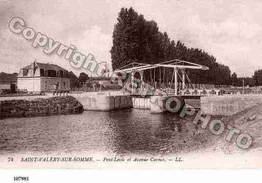 Ville de SAINTVALERYSURSOMME, carte postale ancienne