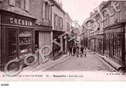 Ville de SANCERRE, carte postale ancienne