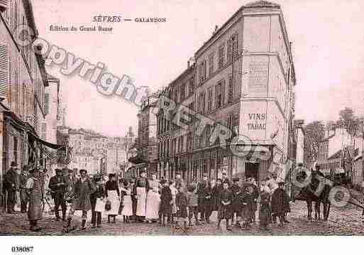 Ville de SEVRES, carte postale ancienne