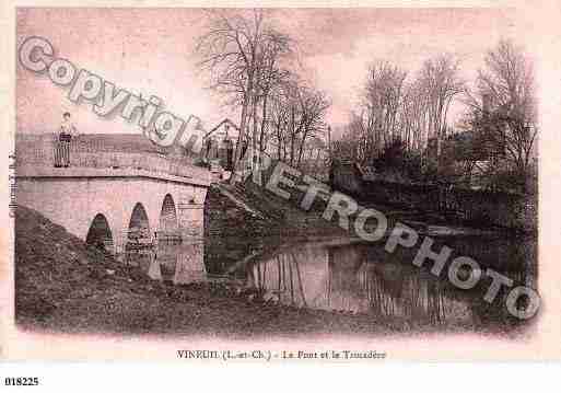 Ville de VINEUIL, carte postale ancienne