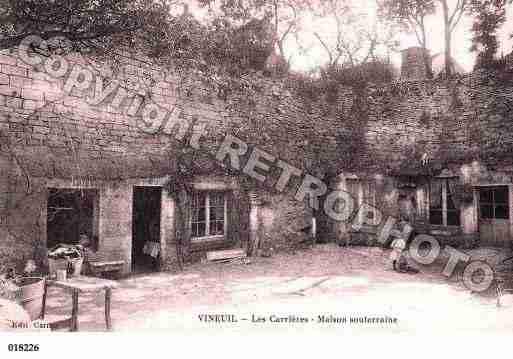 Ville de VINEUIL, carte postale ancienne