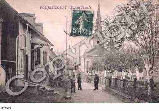 Ville de VOUJEAUCOURT, carte postale ancienne