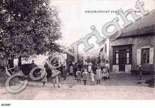 Ville de VOUJEAUCOURT, carte postale ancienne