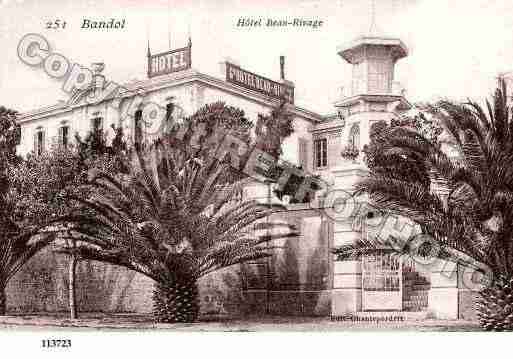 Ville de BANDOL, carte postale ancienne