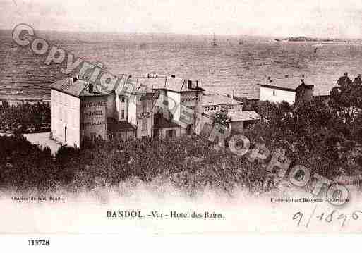 Ville de BANDOL, carte postale ancienne