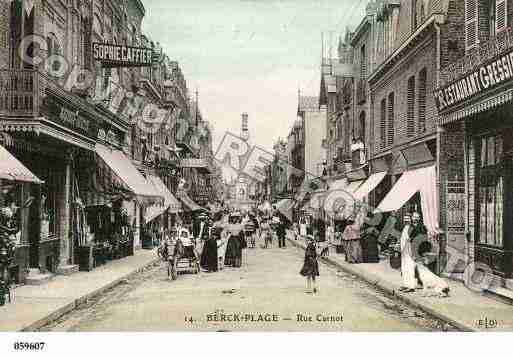 Ville de BERCK, carte postale ancienne