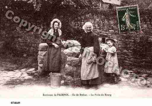 Ville de BREHAT(ILEDE), carte postale ancienne