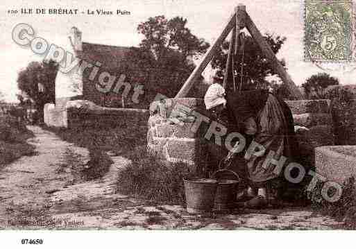 Ville de BREHAT(ILEDE), carte postale ancienne