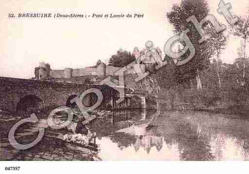 Ville de BRESSUIRE, carte postale ancienne