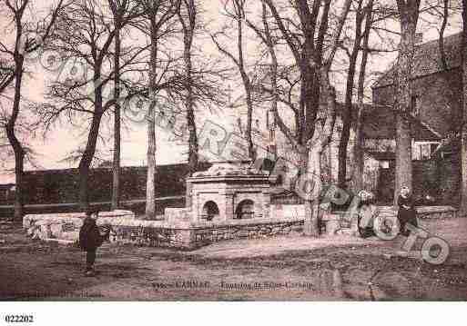 Ville de CARNAC, carte postale ancienne