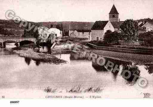 Ville de CHOIGNES, carte postale ancienne