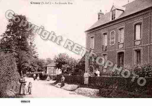 Ville de CRESSY, carte postale ancienne