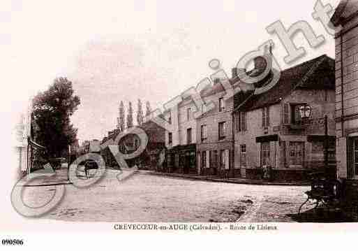 Ville de CREVECOEURENAUGE, carte postale ancienne