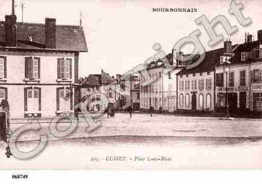 Ville de CUSSET, carte postale ancienne