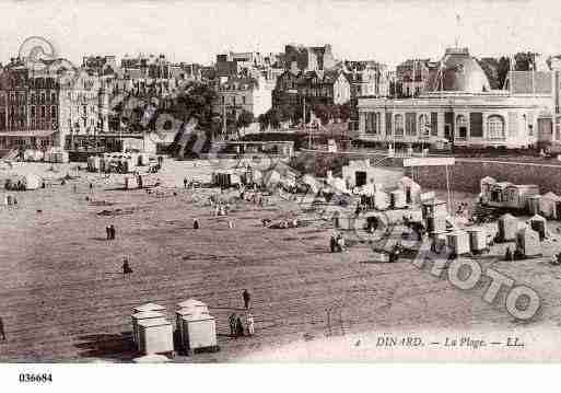 Ville de DINARD, carte postale ancienne