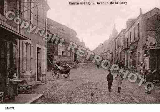 Ville de EAUZE, carte postale ancienne