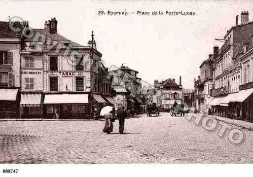 Ville de EPERNAY, carte postale ancienne