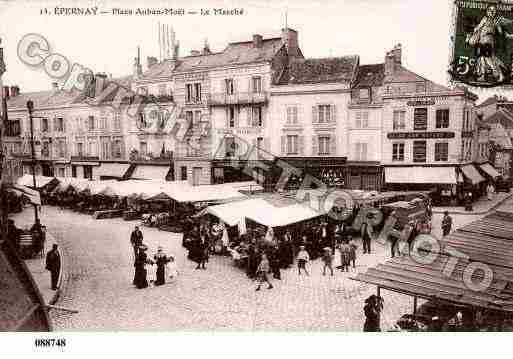 Ville de EPERNAY, carte postale ancienne