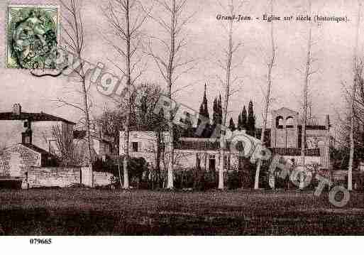 Ville de GRANJEAN, carte postale ancienne