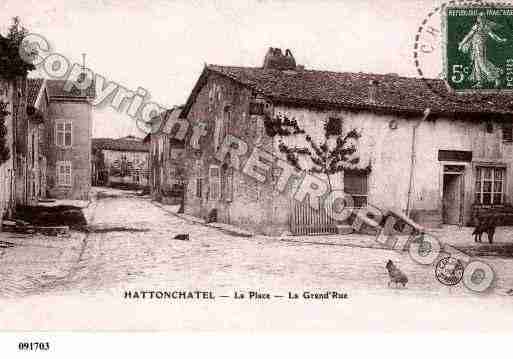 Ville de HATTONCHATEL, carte postale ancienne