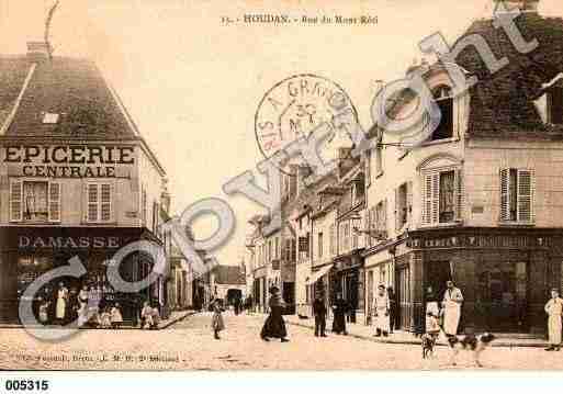 Ville de HOUDAN, carte postale ancienne