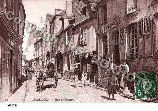 Ville de ISSOUDUN, carte postale ancienne