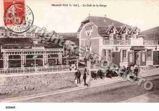 Ville de MESNILVAL, carte postale ancienne