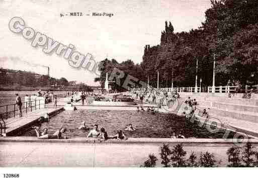 Ville de METZ, carte postale ancienne