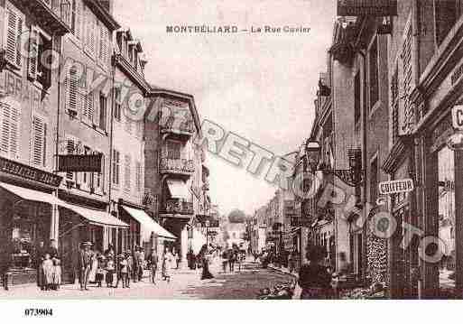 Ville de MONTBELIARD, carte postale ancienne