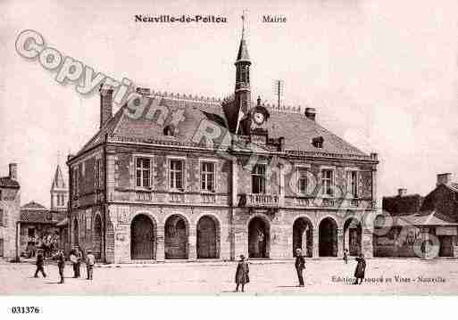 Ville de NEUVILLEDEPOITOU, carte postale ancienne