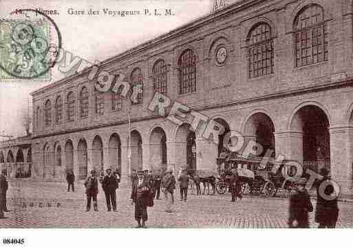 Ville de NIMES, carte postale ancienne