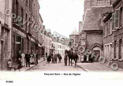 Ville de PACYSUREURE, carte postale ancienne