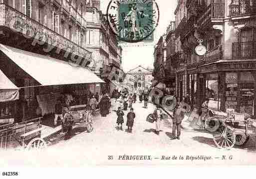 Ville de PERIGUEUX, carte postale ancienne