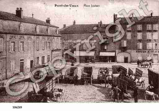 Ville de PONTDEVAUX, carte postale ancienne