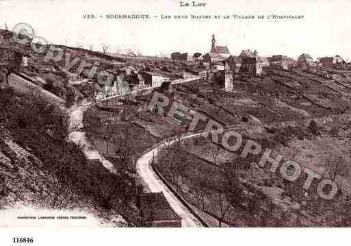 Ville de ROCAMADOUR, carte postale ancienne