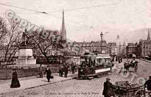 Ville de ROUEN, carte postale ancienne