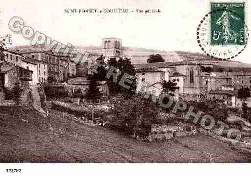 Ville de SAINTBONNETLECOURREAU, carte postale ancienne