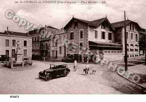 Ville de SAINTGEORGESDEDIDONNE, carte postale ancienne