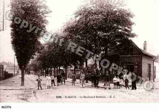 Ville de SAINTMAURDESFOSSES, carte postale ancienne