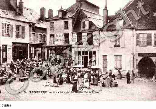 Ville de SANCERRE, carte postale ancienne