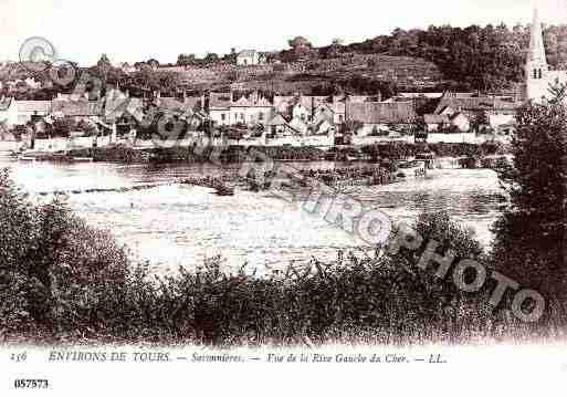 Ville de SAVONNIERES, carte postale ancienne