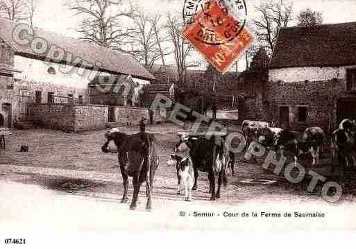 Ville de SEMURENAUXOIS, carte postale ancienne