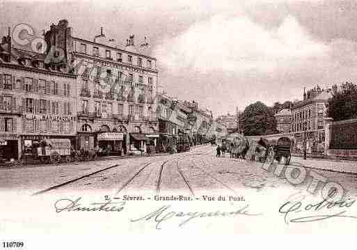 Ville de SEVRES, carte postale ancienne