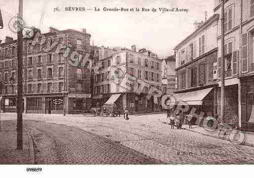 Ville de SEVRES, carte postale ancienne